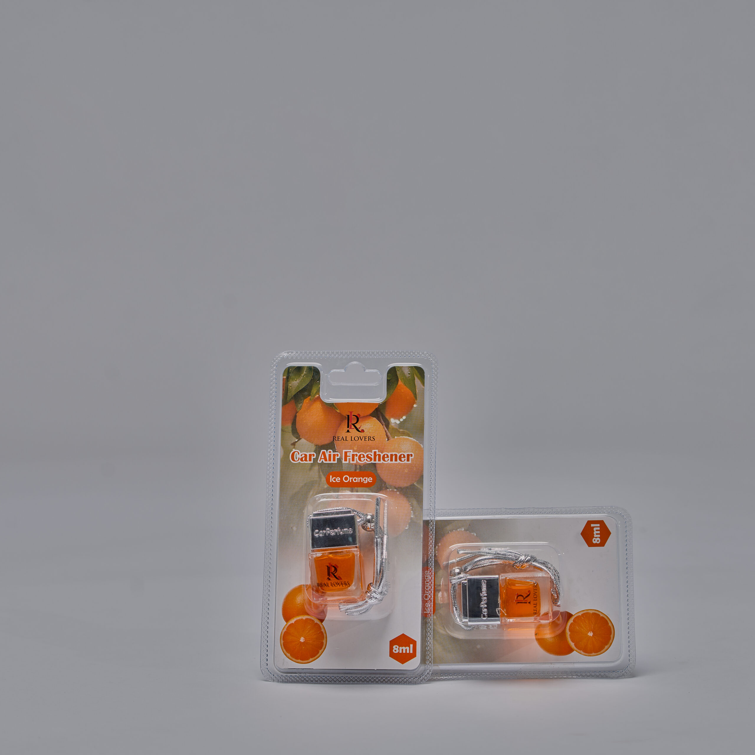 CAR AIR REFRESHNER ICE / ORANGE – Image 3